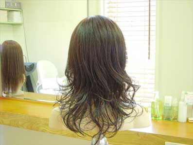 医療用ウィッグ ミックス毛 カット前2