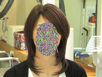ひし形ラインの ミディアムレイヤー
