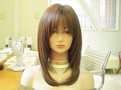 医療用ウィッグ ミックス毛 ストレート