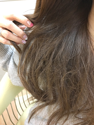 冬場の襟足部分の毛絡み2