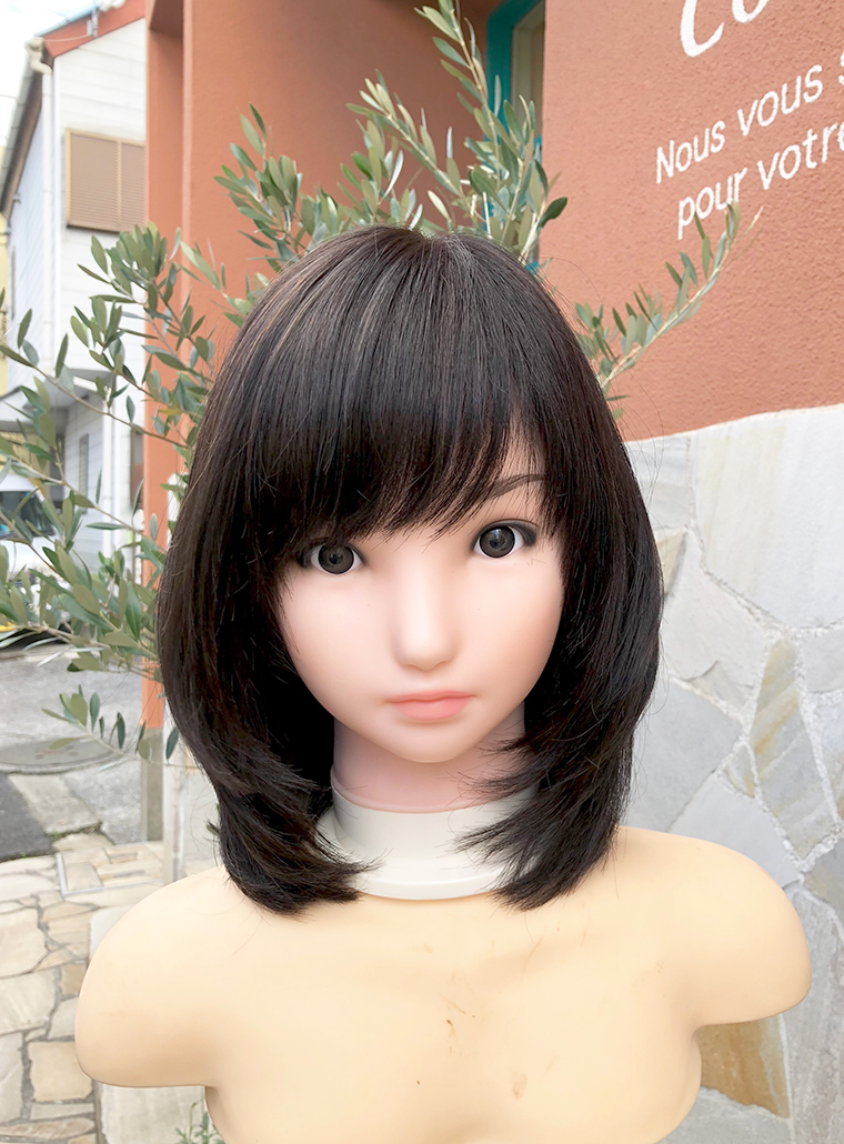 医療用ウィッグ ひし形スタイル
