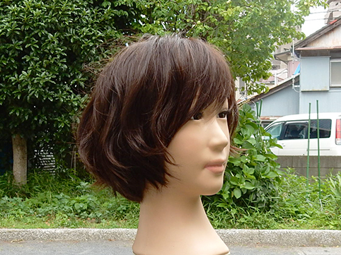 医療用ウィッグ ショートボブDSCN2498