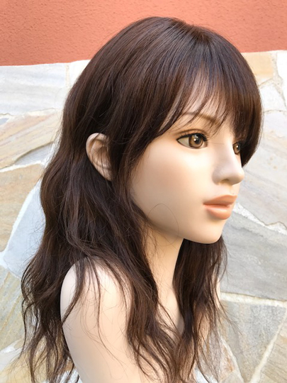 医療用ウィッグ 人毛100%ウェーブ2
